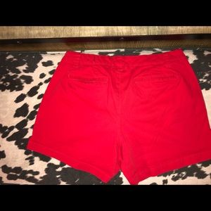 Lane Bryant shorts 1 each red, blue & peachy pink